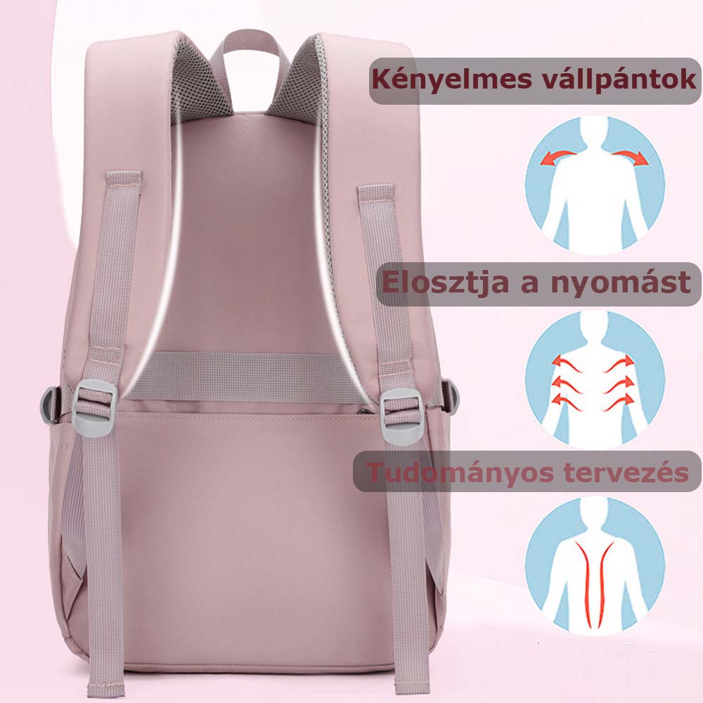 Dollcini Nyuszifüles Gyermek Hátizsák Széria – Aranyos, Vízálló és Tágas Iskolatáska