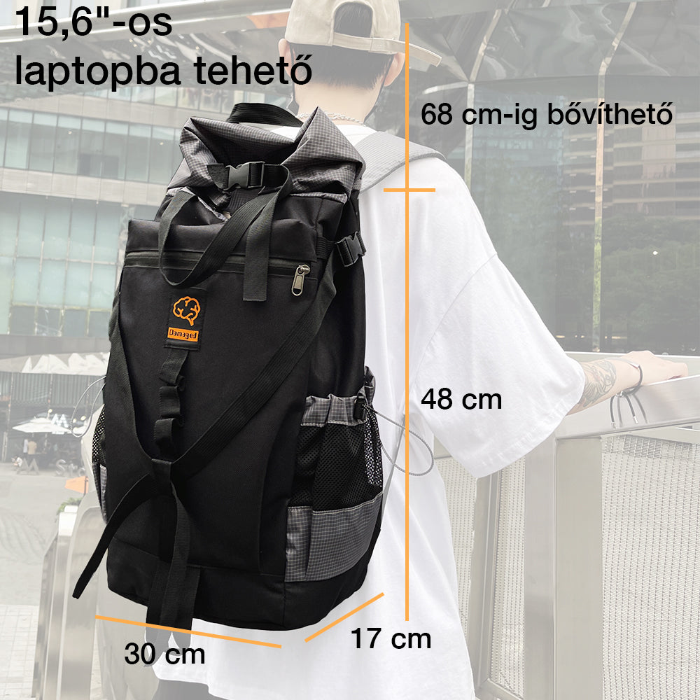 Dollcini Nagy Kapacitású Laptop Hátizsák – 15.6”, Ergonomikus és Vízálló, Napi Használatra