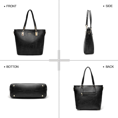 Dollcini Set de Genți de Mână pentru Femei – Set Elegant de 6 Genți din Piele Ecologică