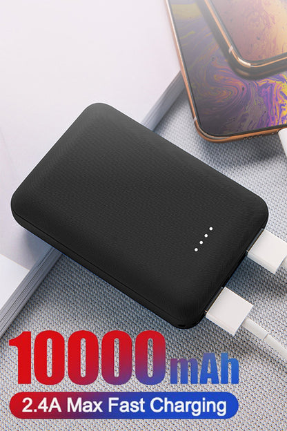 Dollcini Power Bank 10000mAh – Külső Akkumulátor, 2xUSB, 1xType-C, Charger