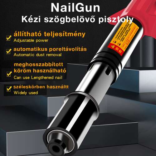 Dollcini Otthon Kézi Szögbelövő Pisztoly – Fához, Padlóburkolatokhoz, Homlokzatburkolatokhoz