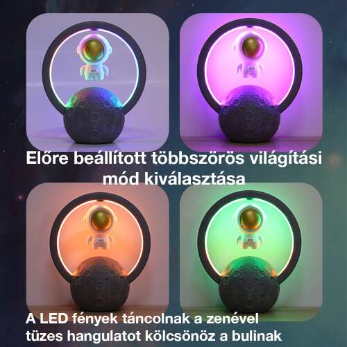 Dollcini Home Astronaut Bluetooth Speaker – With LED Lighting