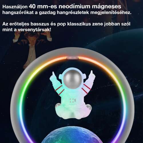 Dollcini Home Astronaut Bluetooth Speaker – With LED Lighting