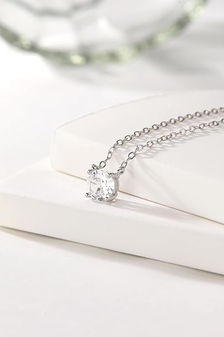 Dollcini 3 Karátos Moissanite Nyaklánc – 925 Ezüst