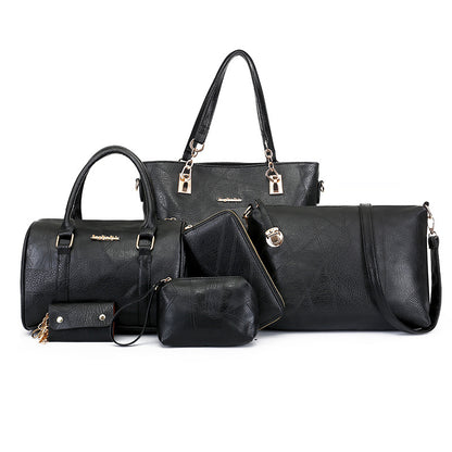 Dollcini Set de Genți de Mână pentru Femei – Set Elegant de 6 Genți din Piele Ecologică
