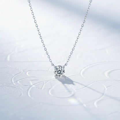 Dollcini 3 Karátos Moissanite Nyaklánc – 925 Ezüst