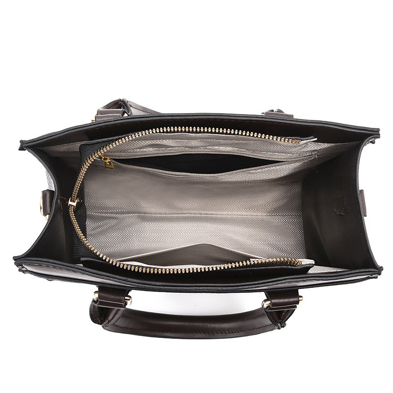 Dollcini Set Pentru Femei: Geantă Tote Mare și Portofel – Elegantă, cu Fermoar și Curea de Umăr