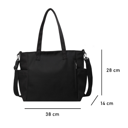 Dollcini, Nagy Méretű Textil Tote Táska – Urban Simplicity Stílus, Puha Kialakítás, Mindennapi Használatra