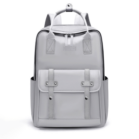 Dollcini szürke bővíthető unisex üzleti laptop hátizsák, 16 hüvelykes laptophoz