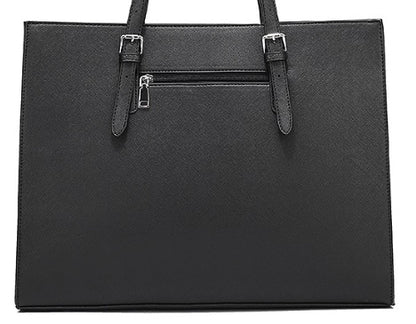 Dollcini Elegáns Női Laptoptáska – Vízálló PU Bőr, 15,6" Laptop Rekesz, Állítható Vállpánt