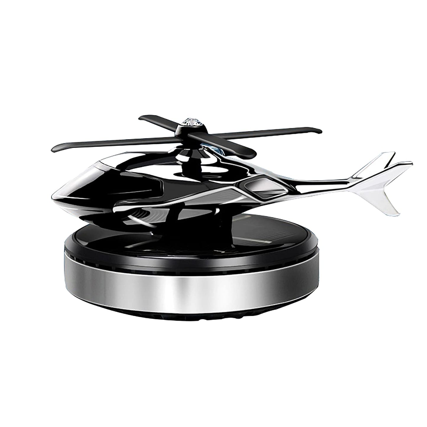 Dollcini, Helikopter formájú napelemes autóillatosító – forgó aromadiffúzor (ezüst)