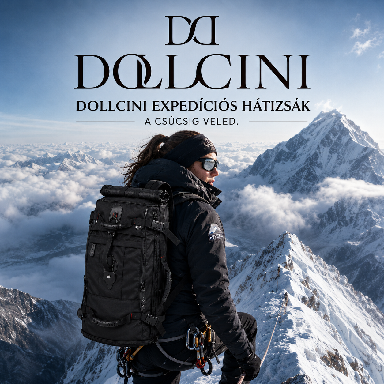 Dollcini Men's Travel Backpack – Large Capacity, Waterproof, with USB Port