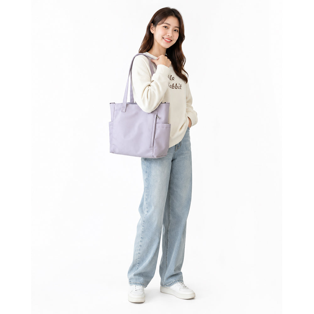 Dollcini, Nagy Méretű Textil Tote Táska – Urban Simplicity Stílus, Puha Kialakítás, Mindennapi Használatra
