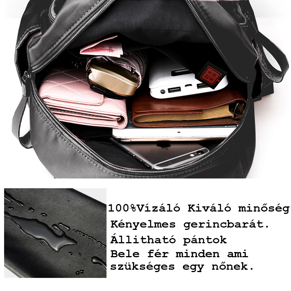 Dollcini, női divatos hátizsák, tartós és vízálló, kiváló minőségű műbőr, elegáns és praktikus, könnyű és kényelmes
